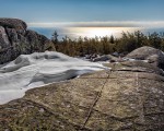 Cadillac Mountain South Ridge Trail in Winter Cadillac Mountain South Ridge Trail in Winter